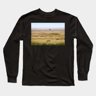 African Lion In The Landscape, Serengeti, Tanzania Long Sleeve T-Shirt